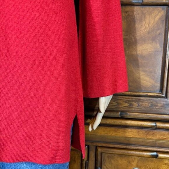 Chico's Stiletto Flutter Sleeve Vneck Sweater - Picture 9 of 11